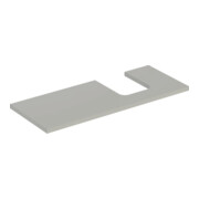 Geberit Plan vasque One 120x3x47 cm, greige/laqué m, AS re