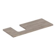 Geberit Plan vasque One 120x3x47 cm, N ép./bois mélaminé, AS gch