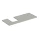Geberit Plan vasque One 120x3x47cm, greige/laqué, m, AS gauche-1