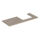 Geberit Plan vasque One 120x3x47cm, N ép./bois mélaminé, AS re-1