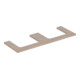 Geberit Plan vasque One 135x3x47 cm, chêne/bois Mela, AS double-1