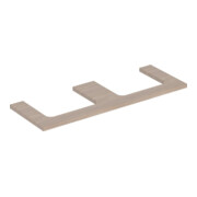 Geberit Plan vasque One 135x3x47 cm, chêne/bois Mela, AS double