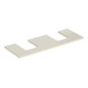 Geberit Plan vasque One 135x3x47cm, sable-gris/l hg, AS 2 fois-1