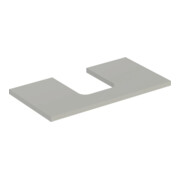 Geberit Plan vasque One 75x3x47 cm, greige/laqué m, AS mit.