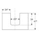Geberit Plan vasque One 75x3x47 cm, greige/laqué m, AS mit.-4