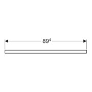 Geberit Plan vasque One 90x3x47cm, blanc laqué, découpe à droite-5