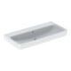 Geberit Plan vasque Renova 100x48 cm, sans robinet, avec trop-plein, blanc-1