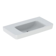 Geberit Plan vasque Renova 90x48 cm, sans trop-plein, sans robinetterie, avec plage, blanc K-Tect