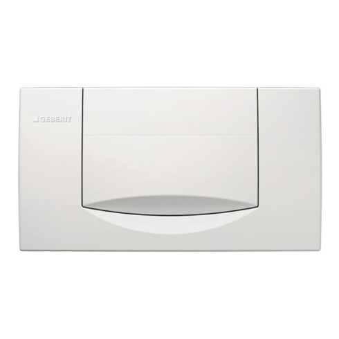 Geberit Plaque de commande 200F blanche, pour chasse d'eau stop, plastique