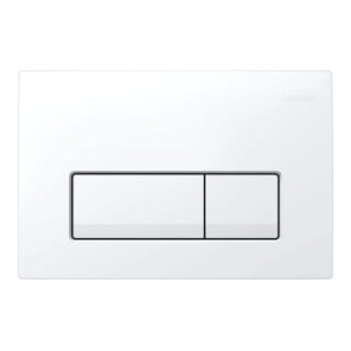Geberit Plaque de commande Delta 50 blanc alpin, pour chasse 2 volumes