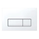 Geberit Plaque de commande Delta 50 blanc alpin, pour chasse 2 volumes-1