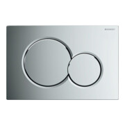 Geberit Plaque de commande Sigma 01 hgl-vc, pour chasse 2 volumes, plastique