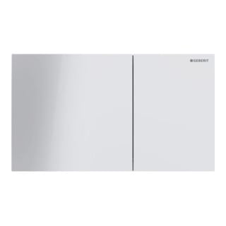 Geberit Plaque de commande Sigma 70 Square, double chasse, blanc
