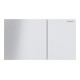 Geberit Plaque de commande Sigma 70 Square, double chasse, blanc-1