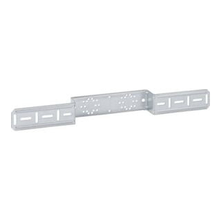 Geberit Plaque de montage compl., avec fixation, galvanisée, pour 2 robinets 10/12 cm