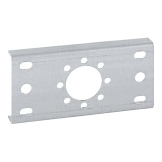 Geberit Plaque de montage droite, simple, avec matériel de fixation, acier galvanisé