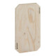Geberit Plaque de montage GIS 31x58 cm, universelle, pour charges console, bois-1