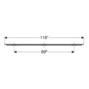 Geberit Poignée iCon 118,1 cm, chromé brillant-5