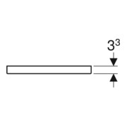 Geberit Poignée iCon 36,7 cm, chromé brillant-4