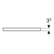 Geberit Poignée iCon 44,7 cm, chromé brillant-4