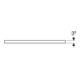 Geberit Poignée iCon 73,7 cm, gris sable/thermolaqué mat