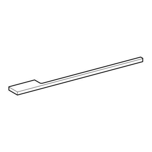 Geberit Porte-serviettes carré, 40 cm, métal chromé