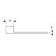 Geberit Porte-serviettes pour meubles de salle de bain, 40 cm, blanc-4