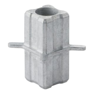 Geberit Profilführung GIS en zinc moulé sous pression, pour 2 systèmes de support