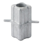 Geberit Profilführung GIS en zinc moulé sous pression, pour 2 systèmes de support