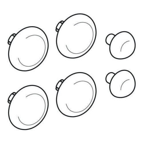 Geberit Puffer Eurotrend für WC-Deckel