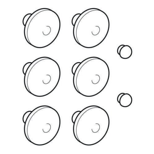 Geberit Puffer-Set Courreges/Mango für WC-Deckel