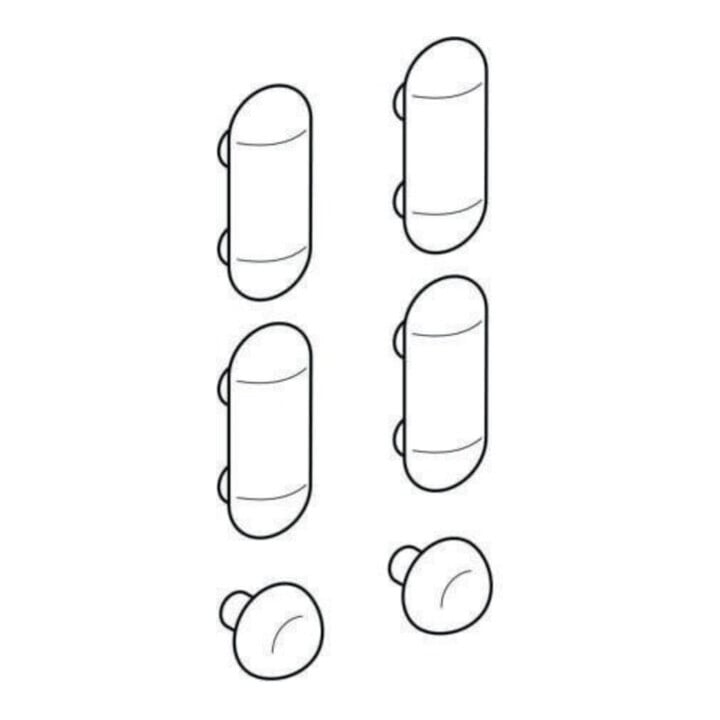 Geberit Puffer-Set Renova für WC-Deckel