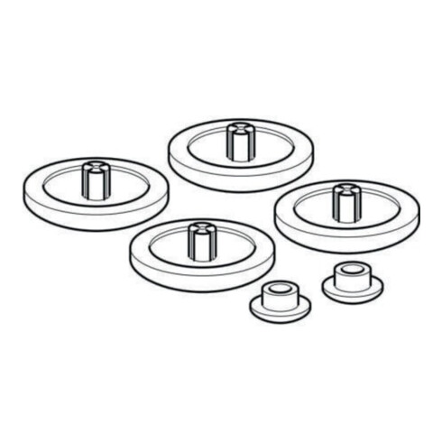 Geberit Puffer weiß, für WC-Deckel