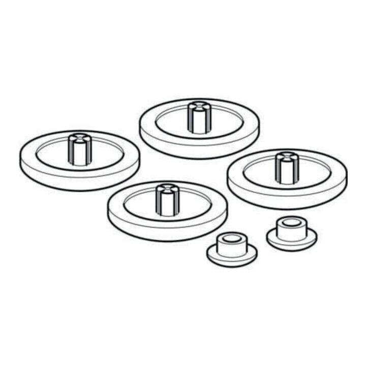 Geberit Puffer weiß, für WC-Deckel