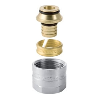 Geberit Raccord de connexion Mepla d=16 mm x G 3/4, pour Euroconus, laiton