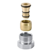Geberit Raccord de connexion PushFit d=16mmxG 1/2, avec M, laiton