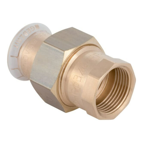 Geberit raccord de transition Mapress d 54mm x Rp 2, Cu, plat, avec filetage intérieur, bronze rouge