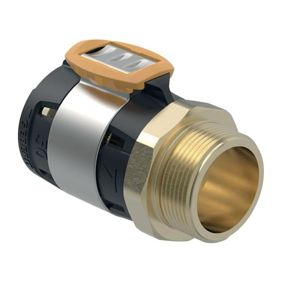 Geberit raccord FlowFit d= 50mm, R 1 1/2, avec filetage extérieur