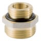 Geberit raccord G 1 1/2xG 3/4, Eurocone mâle, laiton nickelé, MS-1