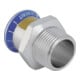 Geberit Raccord gaz Mapress d 18 mm x R 1/2, mâle, pour gaz naturel et gaz liquéfié, ES-1