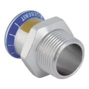 Geberit Raccord gaz Mapress d 18 mm x R 1/2, mâle, pour gaz naturel et gaz liquéfié, ES