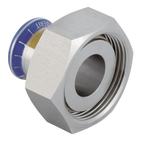Geberit Raccord gaz Mapress d 22 mm x G 1 1/8, m ÜM, acier inoxydable