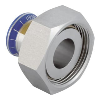 Geberit Raccord gaz Mapress d 28 mm x G 1 3/8, m ÜM, acier inoxydable