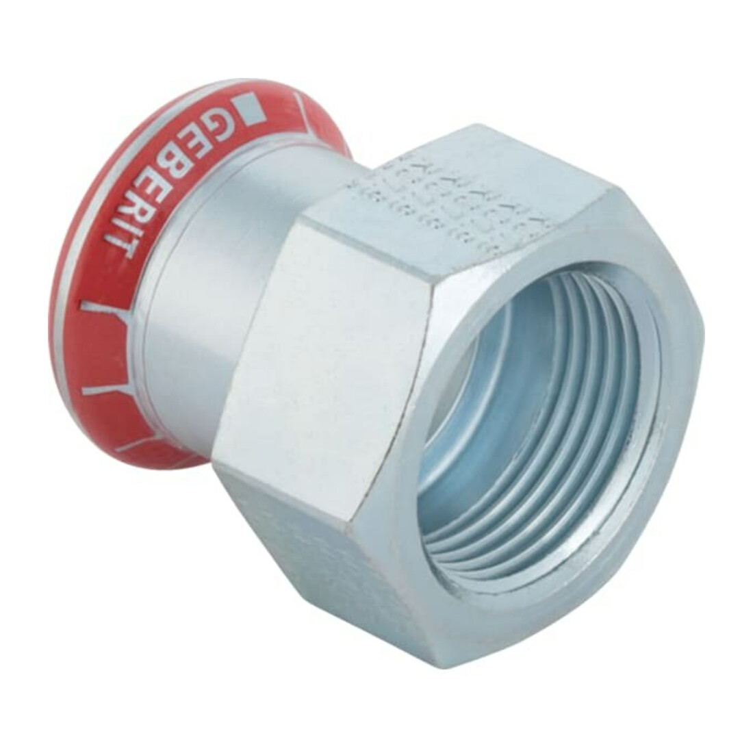 Geberit raccord Mapress acier C d 22xRp 3/4, avec filetage intérieur, zingué extérieur