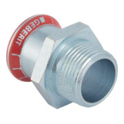 Geberit raccord Mapress acier C d 35xR 1 1/4, mâle, zingué extérieur