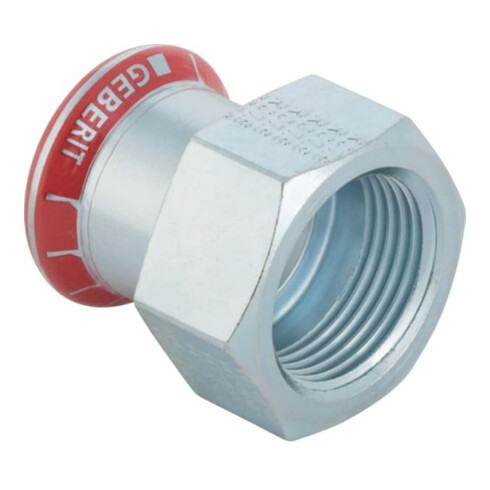 Geberit raccord Mapress acier C d 35xRp 3/4, avec filetage intérieur, zingué extérieur