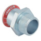 Geberit raccord Mapress acier C d 42xR 1 1/4, mâle, zingué extérieur-1