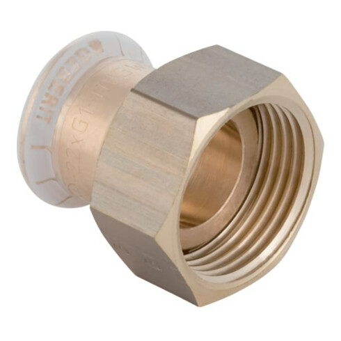 Geberit raccord Mapress d 22 mm x G 1 1/2, Cu, plat, avec écrou mâle, RG