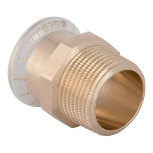 Geberit raccord Mapress d 28 mm x R 1, Cu, filetage extérieur, rouge fonte