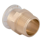Geberit raccord Mapress d 35xR 1, Cu, avec filetage extérieur, bronze rouge